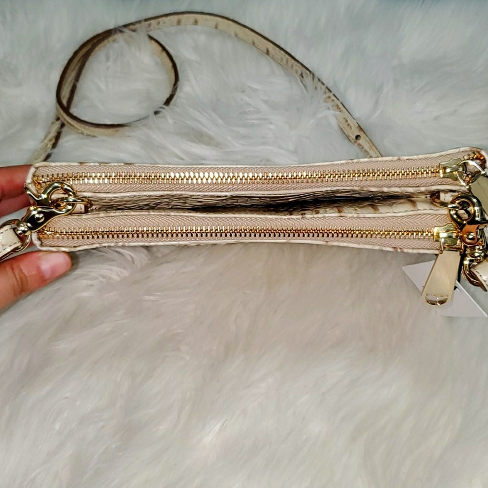 NWT Brahmin Perri Crossbody Bag Vanilla Melbourne - Picture 4 of 11